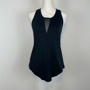 Zyia Black Effortless Tank Long. Size Medium. NWT.
